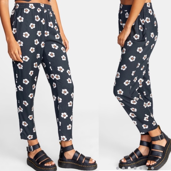 RVCA SZ LG Yume Beach Pants FLOWERS - Picture 1 of 4